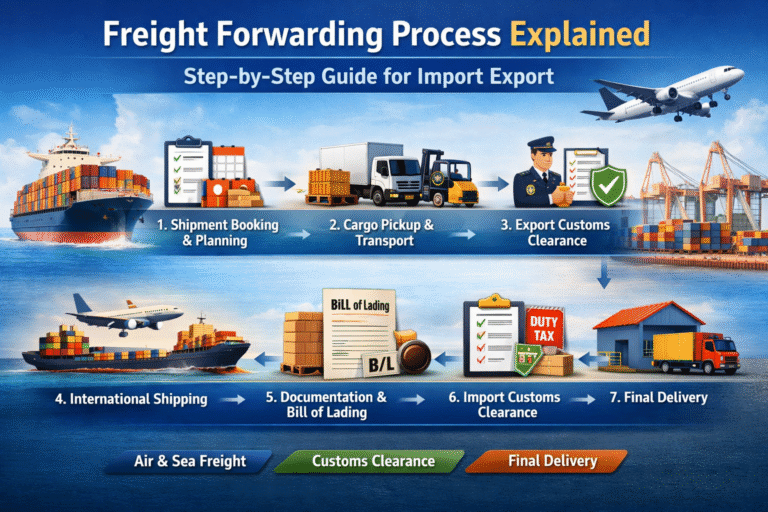 Freight Forwarding Process: Step-by-Step Guide 2026