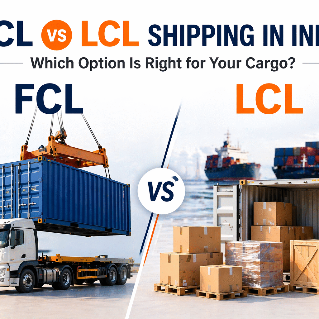 FCL vs LCL Shipping in India: Which Option Is Right for Your Cargo?